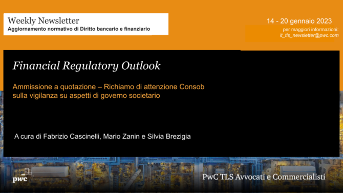 Weekly Newsalert | Financial Regulatory Outlook
