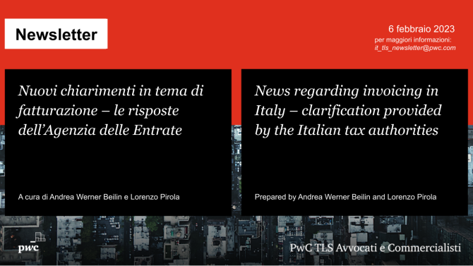 Nuovi chiarimenti in tema di fatturazione – le risposte dell’Agenzia delle Entrate