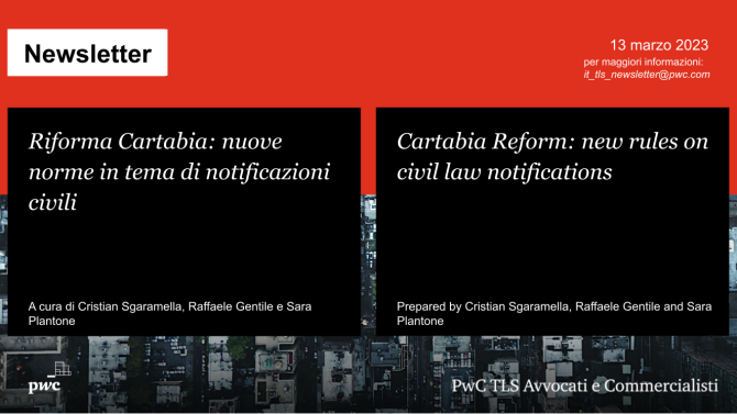 Riforma Cartabia: nuove norme in tema di notificazioni civili