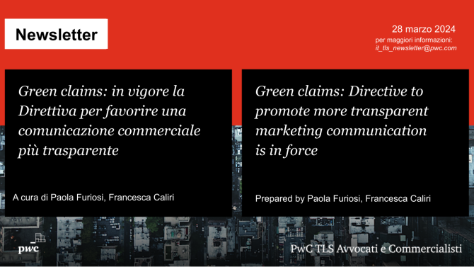 Green claims: in vigore la Direttiva per favorire una comunicazione commerciale più trasparente