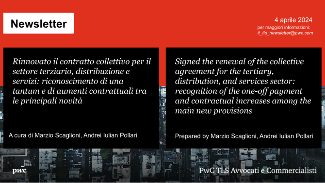 Rinnovato il contratto collettivo per il settore terziario, distribuzione e servizi: riconoscimento di una tantum e di aumenti contrattuali tra le principali novità