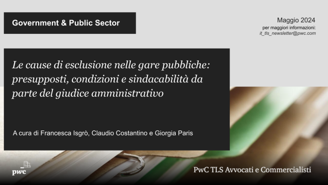 Le cause di esclusione nelle gare pubbliche: presupposti, condizioni e sindacabilità da parte del giudice amministrativo