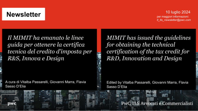 Linee guida per ottenere la certifica tecnica del credito d’imposta per R&S, Innova e Design
