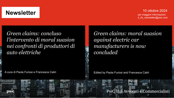 Green claims: suasion conclusa verso produttori auto elettriche - Green claims: moral suasion vs electric car makers concluded