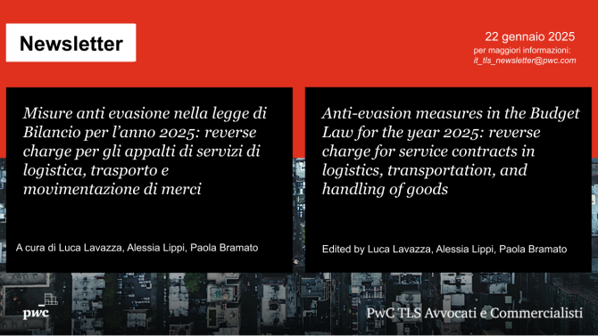 Misure anti evasione 2025: reverse charge logistica e trasporti - Anti-evasion 2025: reverse charge in logistics services