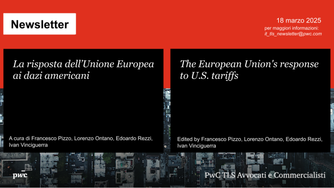 La risposta dell’Unione Europea ai dazi americani - The European Union’s response to U.S. tariffs