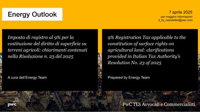 9% su diritto di superficie: chiarimenti in Ris. 23/2025 - 9% tax on surface rights: clarifications in Resolution 23/2025