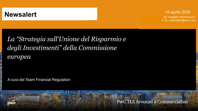 Strategia UE su risparmio e investimenti: la nuova visione