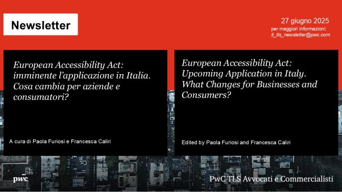 European Accessibility Act: imminente l’applicazione in Italia. Cosa cambia per aziende e consumatori?
