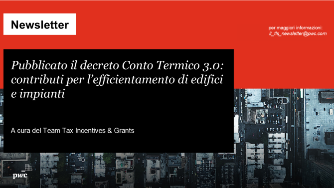 Decreto Conto Termico 3.0