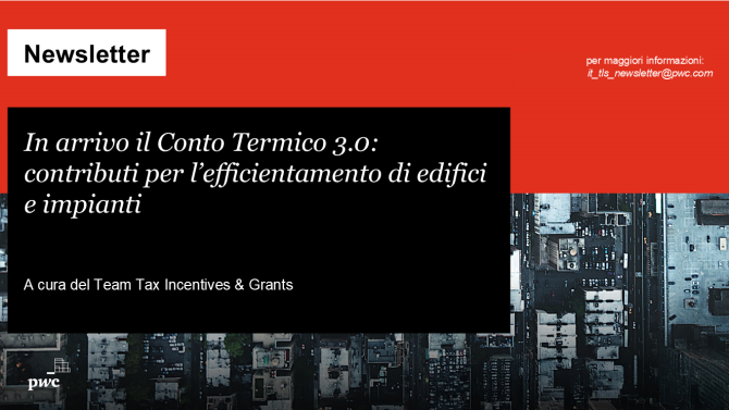 Conto Termico 3.0: contributi